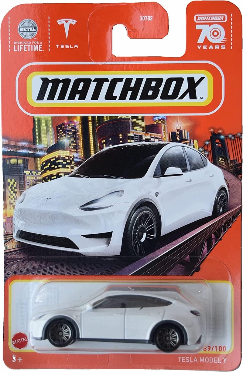 Matchbox Tesla Model Y  70 Years 89/100 [White]