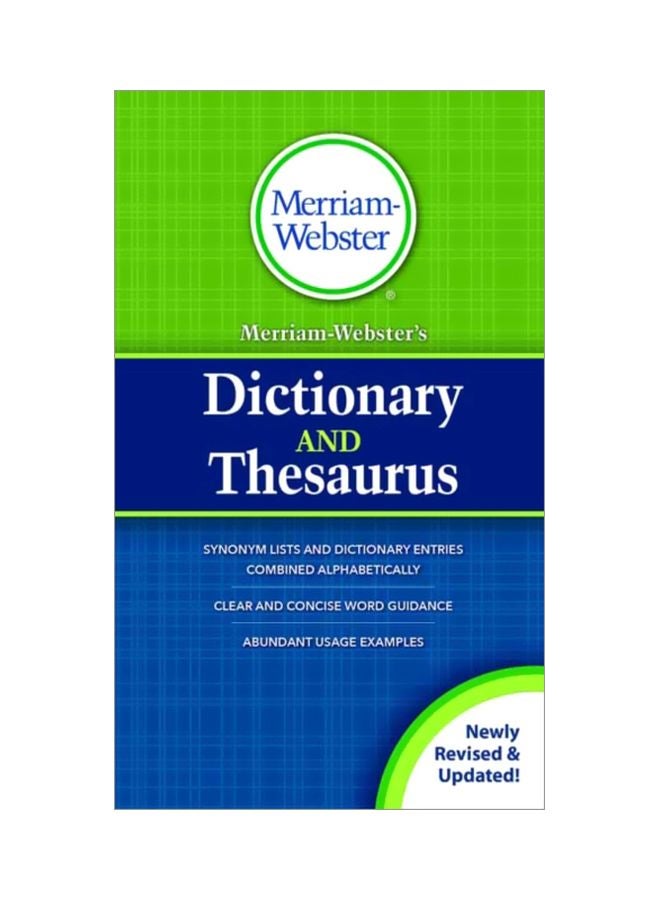 Merriam-Webster's Dictionary And Thesaurus