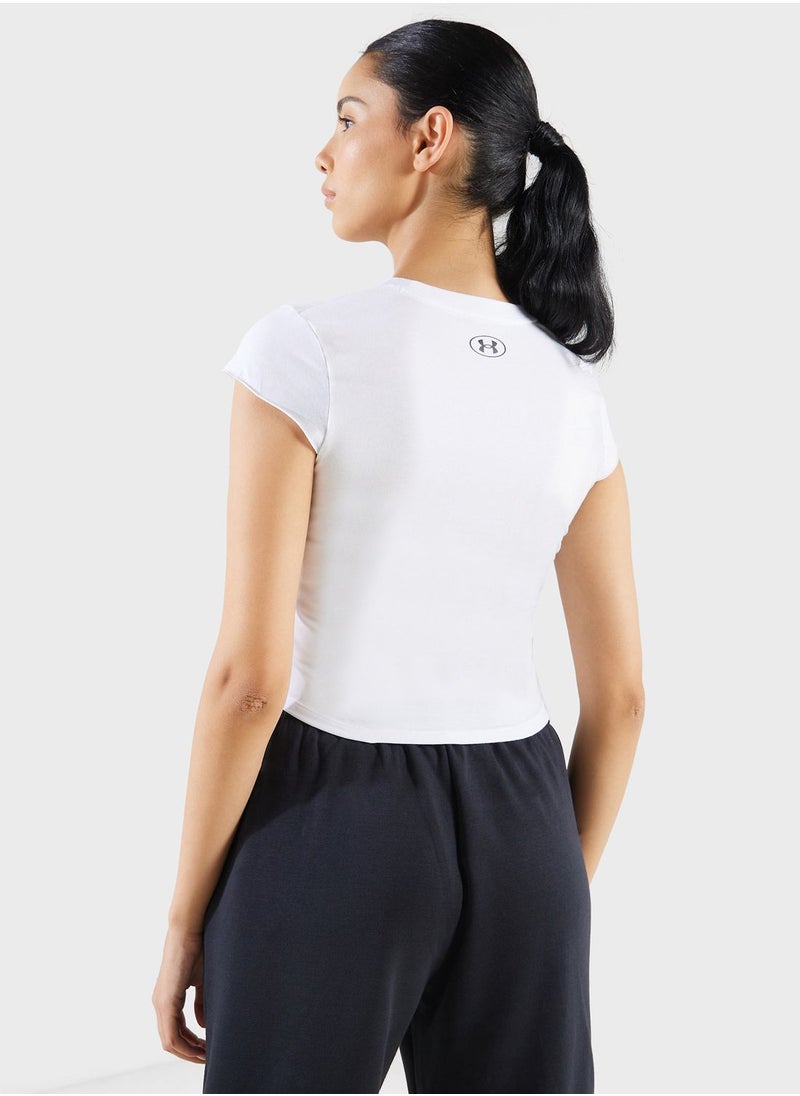 UNDER ARMOUR Project Rock Underground Cap Sleeve T-Shirt  - Image 2