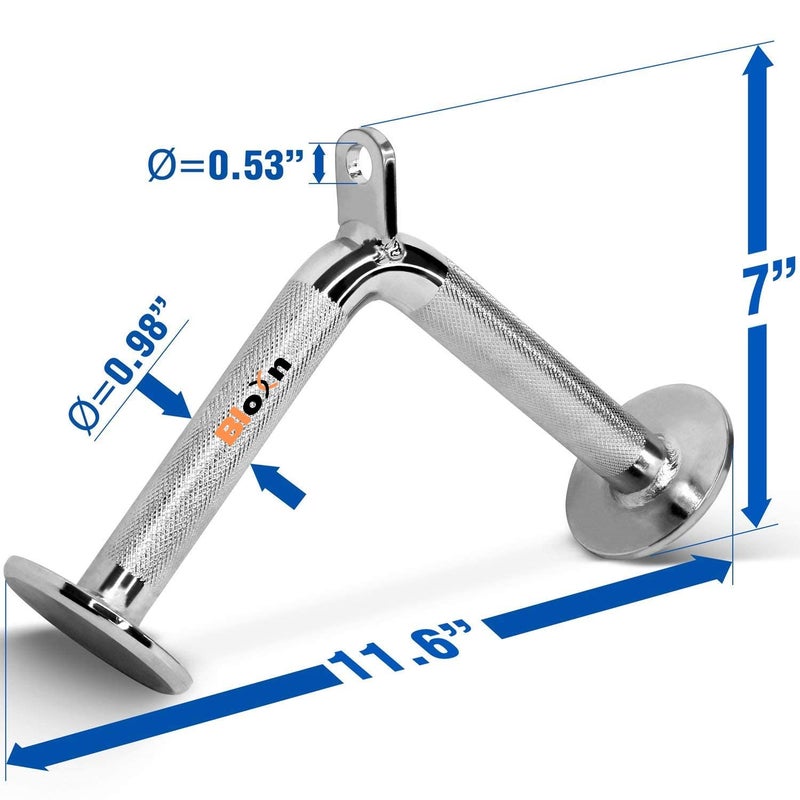 Steel Triceps V Bar with Heavy Duty Steel Rod Used, Triceps Extension V- Bar I Fitness Equipment