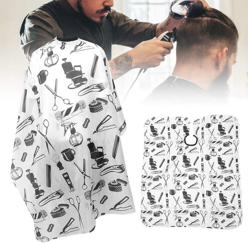 woobles Hair Capes, Professional Barber Cape, Haircut Barber Cape Cover, Adjustable Hairdressing Salon Cape for Stylists and Barbers - Image 1