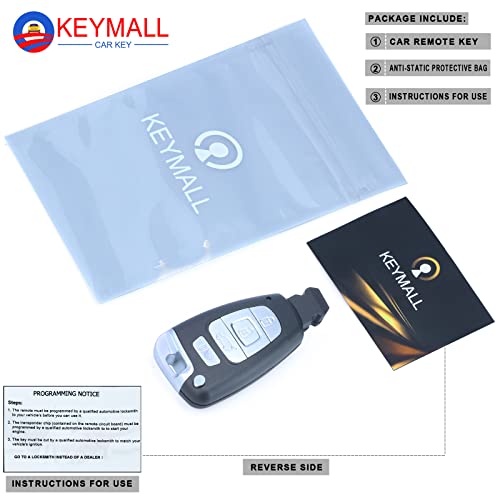 Keymall Car Smart Key Fob Keyless Entry Remote Key for Hyundai Veracruz 2007 2008 2009 2010 2011 2012(FCC ID:SY5SVISMKFNA04 P/N:95440-3J600) 3+1 Buttons - Image 5