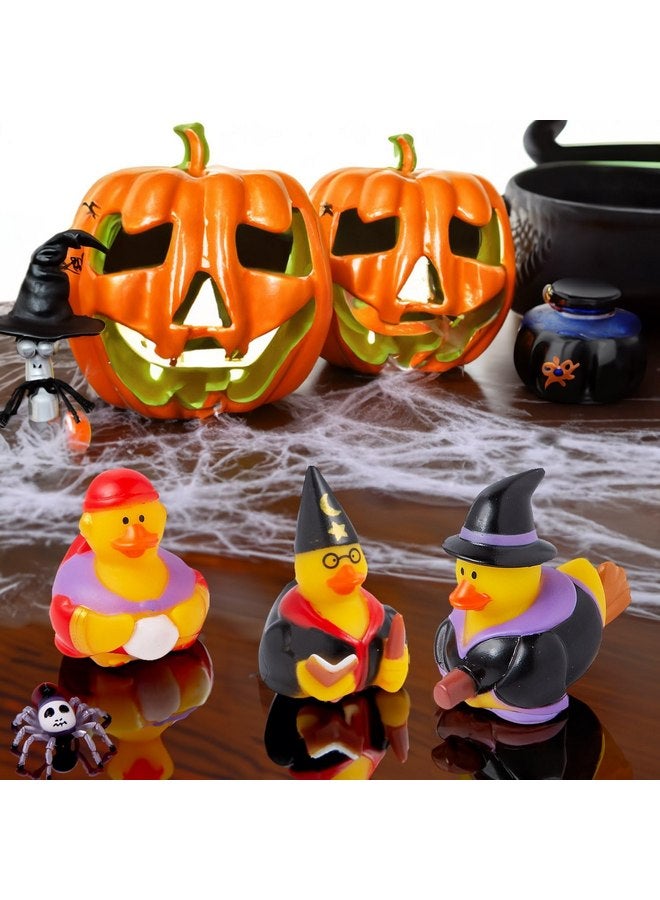 Fun Express Halloween Witchcraft Rubber Duckies - 2.5" (12 Pcs) Vinyl Duckies in Unique and Creepy Designs - Perfect for Decorations, Party Favors, and Trick-or-Treat Fun! - Image 2