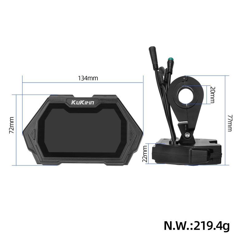 لوحة معالجة عرض عداد دراجة نارية KUGOO kirin MaxG2/G2PRO وعرض لوحة القيادة (عداد دراجة نارية Kugoo G2Pro) - Image 3