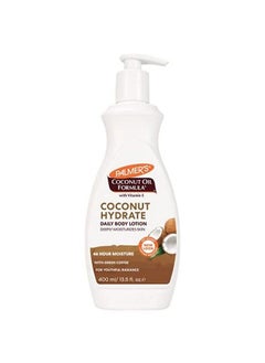Coconut Oil Formula Body Lotion For Dry Skin Hand & Body Moisturizer With Green Coffee Extract & Vitamin E Pump Bottle 13.5 Fl Oz (Pack Of 1)