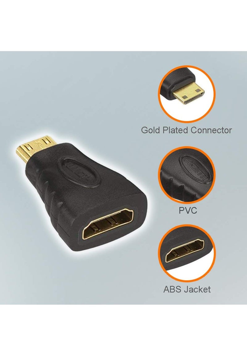 EXPGlobal HDMI Male To HDMI Female Adapter mini Connecter Black  - Image 5
