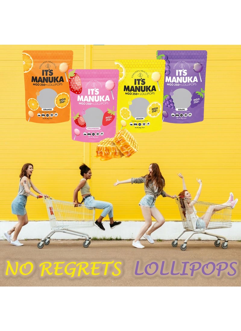 its manuka - Lollipops Grape 12pcs - Image 1