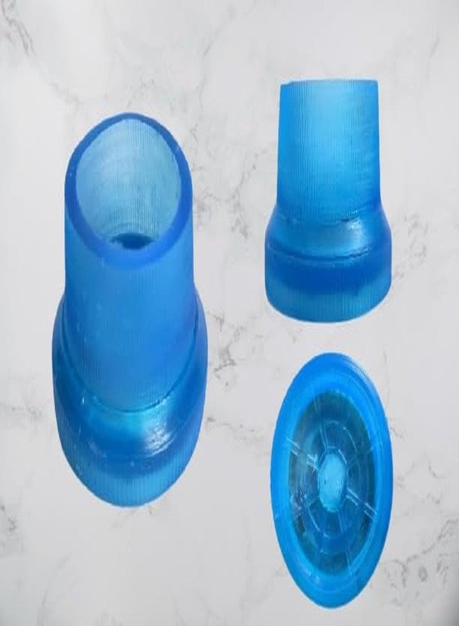 Voblin Walker Rubber folding Ferrules Cane Crutch Rubber Pad Heavy Duty End Bottoms Protector for Disabled Elder (Blue) - Image 2