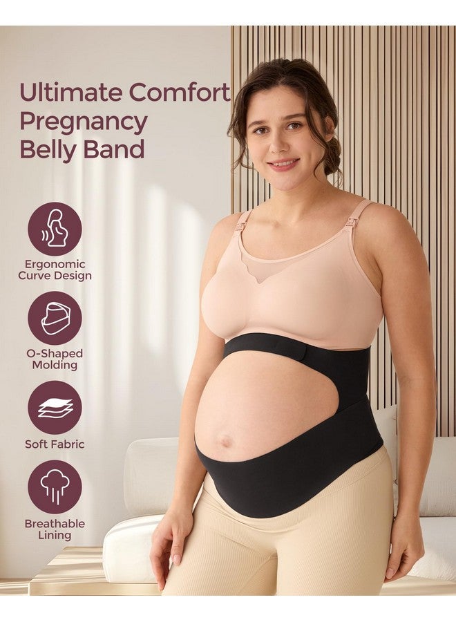 Momcozy Momcozy Pregnancy Belly Band, CozySupport Ergonest Maternity Belly Band, Invisible Pregnancy Belt for Back, Abdomen, Waist - Image 1