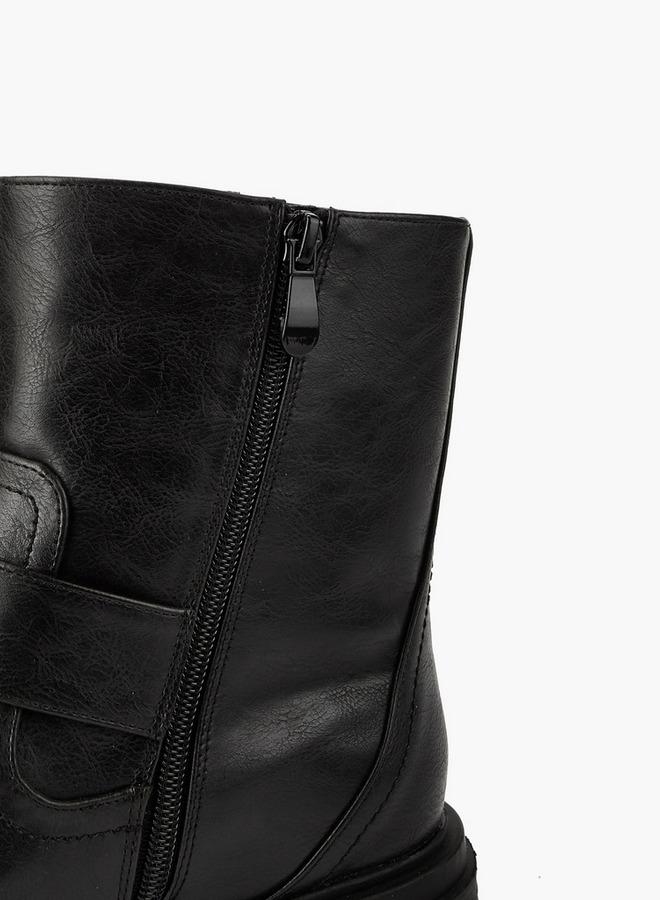 Flora Bella By Shoexpress Women's Buckle Accent Ankle Boots - Image 5