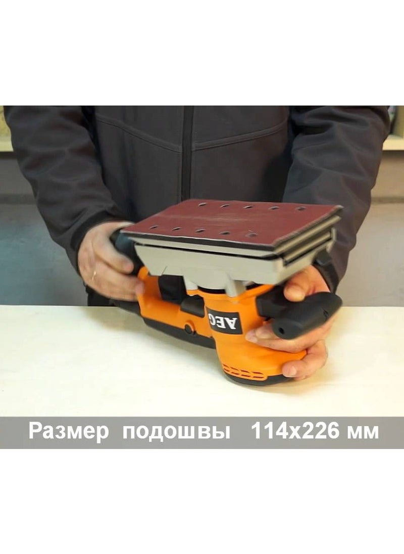 أيج ماكينة صنفرة سلكية مقاس 1/2 ورقة 500 واط  - Image 3