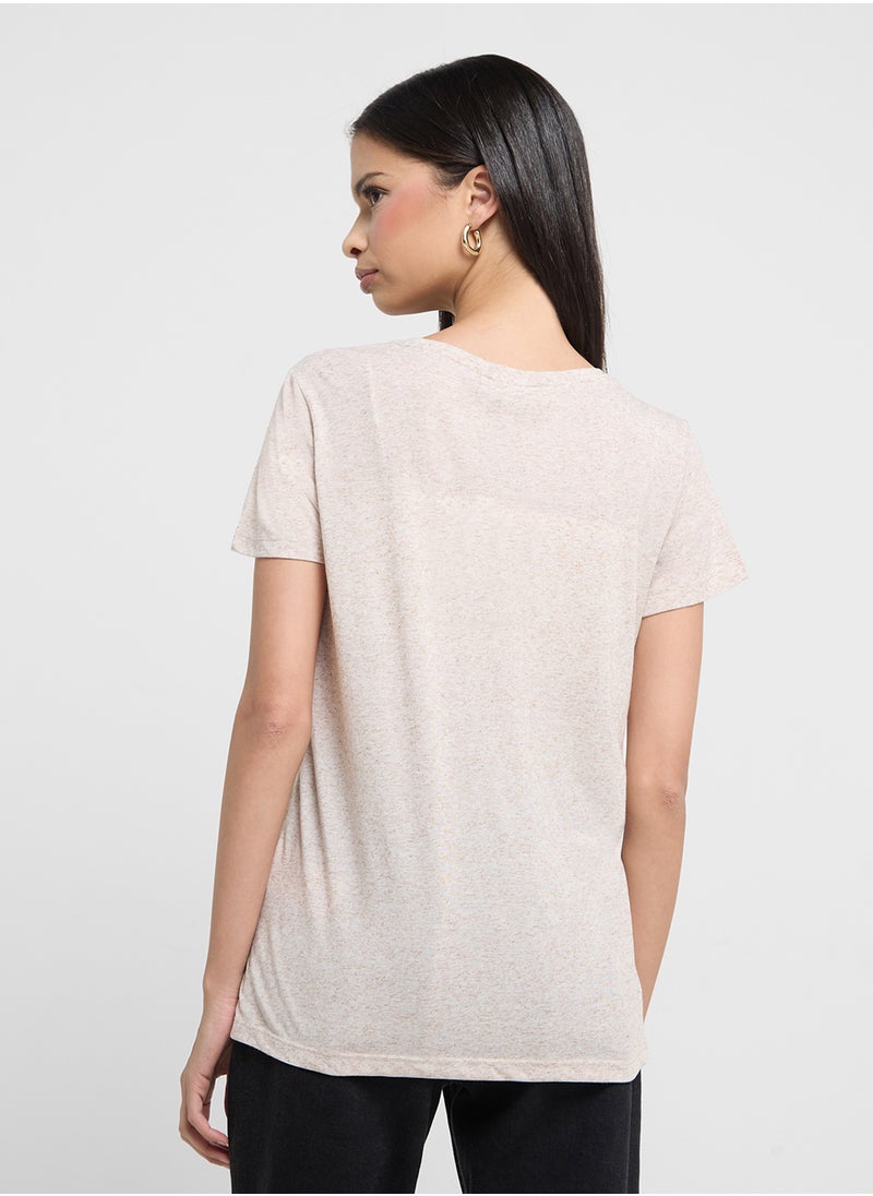 Jacqueline de Yong Slogan T-Shirt  - Image 2