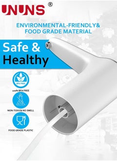 UNUNS Water Bottle Pump for 5-19L Water Bottle Dispenser, Automatic Off Cold Water Dispenser Pump,USB Charging Water Pump,Water Bottle Switch for Universal Bottles  - Image 4