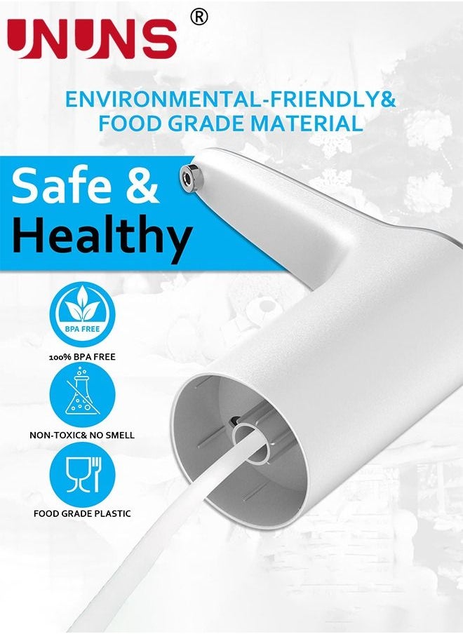 UNUNS - Water Bottle Pump for 5-19L Water Bottle Dispenser, Automatic Off Cold Water Dispenser Pump,USB Charging Water Pump,Water Bottle Switch for Universal Bottles - Image 1