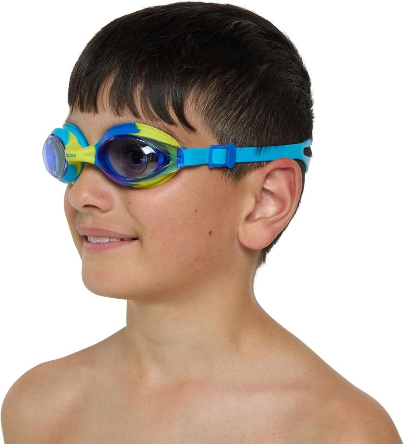 Zoggs Bondi Junior Swim Goggles - Blue Yellow Tint with Anti-Fog and UV Protection - Image 4