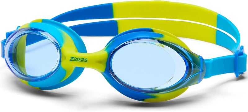 Zoggs Bondi Junior Swim Goggles - Blue Yellow Tint with Anti-Fog and UV Protection - Image 1