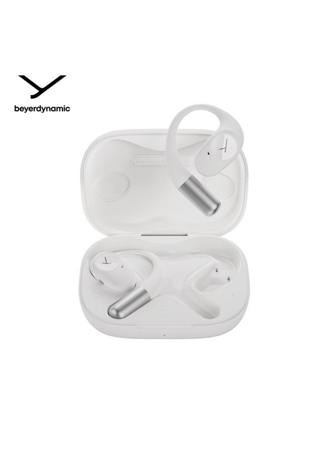 Beyer Dynamic Beyerdynamic Amiron 200 Bluetooth Open-back Ear-hook Ows Headphones Cream White - Sports Running Long Battery Life Comfortable Wear Gift Recommended - Image 1