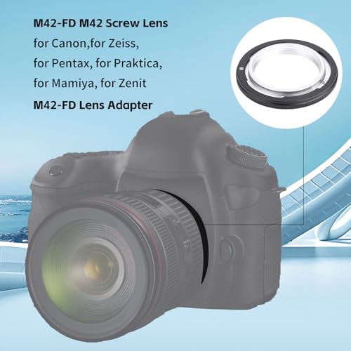 Serounder محول عدسة M42-FD، عدسة M42-FD M42 لعدسة FD F-1 A-1 كاميرا الفيلم، ل، لبنتاكس، ل، لزينيت - Image 4