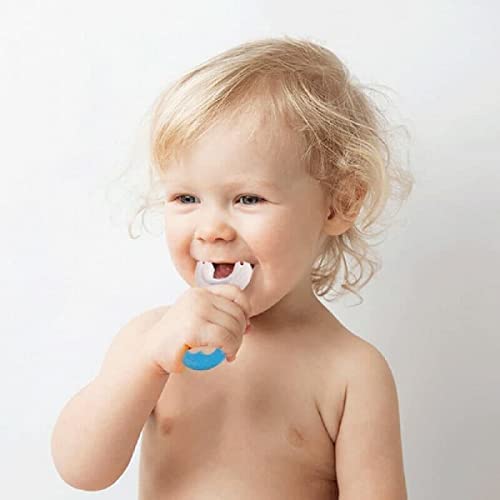 McMus U Shaped Toothbrush For Kids, Manual U Type 360 Degree Soft Silicone Oral Teeth Cleaning Gift For Baby Infant Toddler Children (Multi, Pack of 1) - Image 5