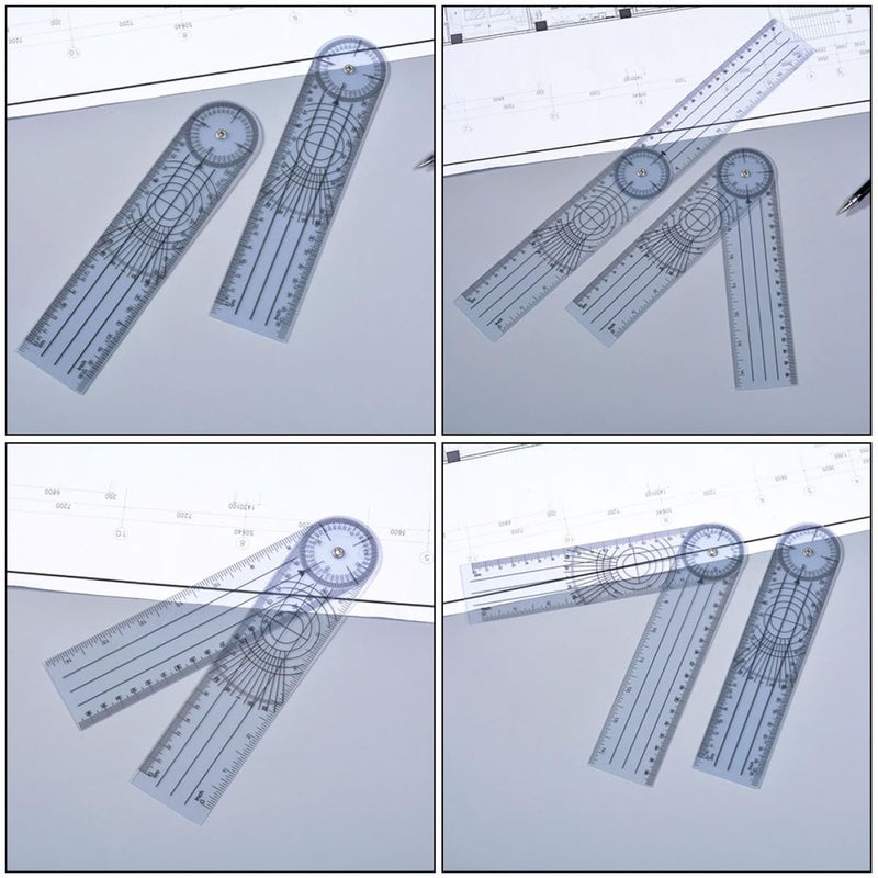 Medical Goniometer Angle Ruler Orthopedic Measurement Tool PVC Plastic Protractor - Image 4