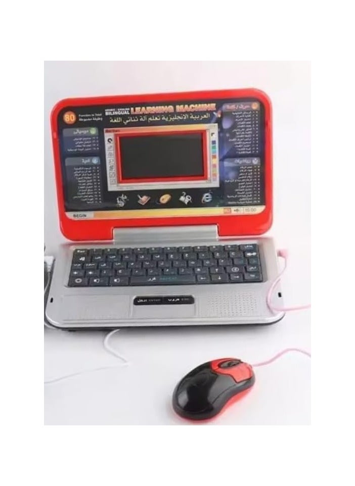 Generic - Interactive English Learning Laptop for Kids - Educational Toy with LED Screen - Image 1