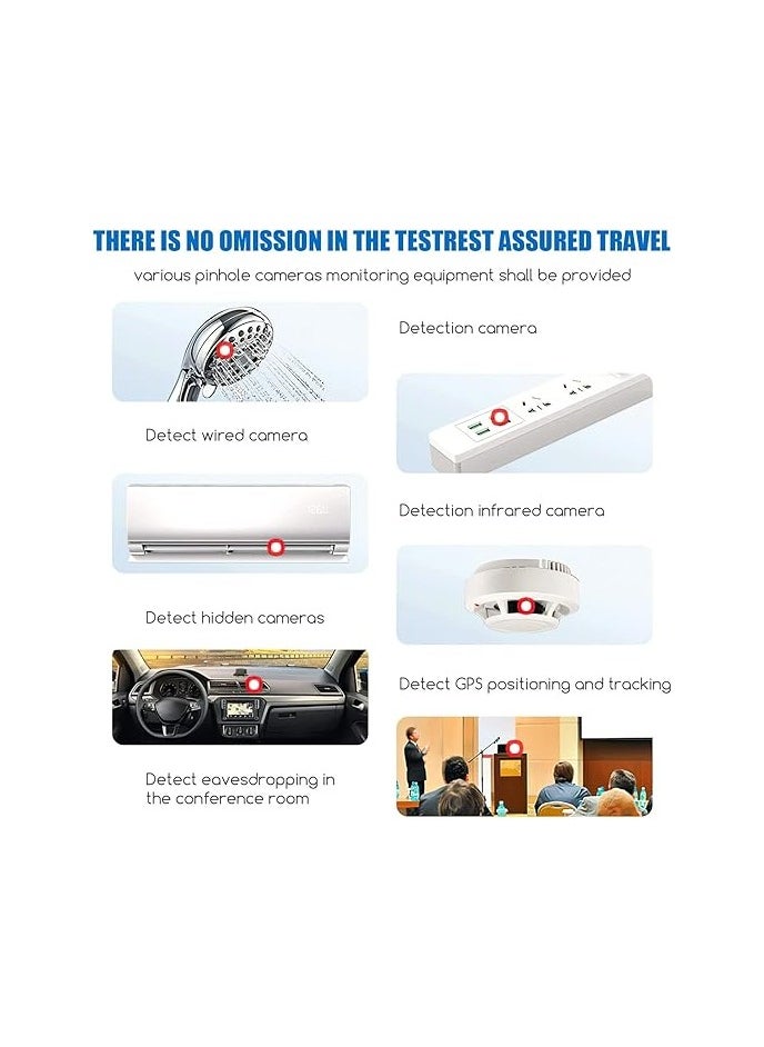 Generic - Hardware Anti Spy Detector, Hidden Camera Detector, Anti Bug Scanner and Protector, RF Signal and GPS Detector, GPS room Tracker and Bug Finder for Hotel, Office, Travel, and Home, Wireless - Image 1