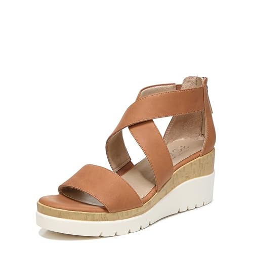 Naturalizer SOUL Women's Goodtimes Wedge Sandal Toffee 8.5 M - Image 1