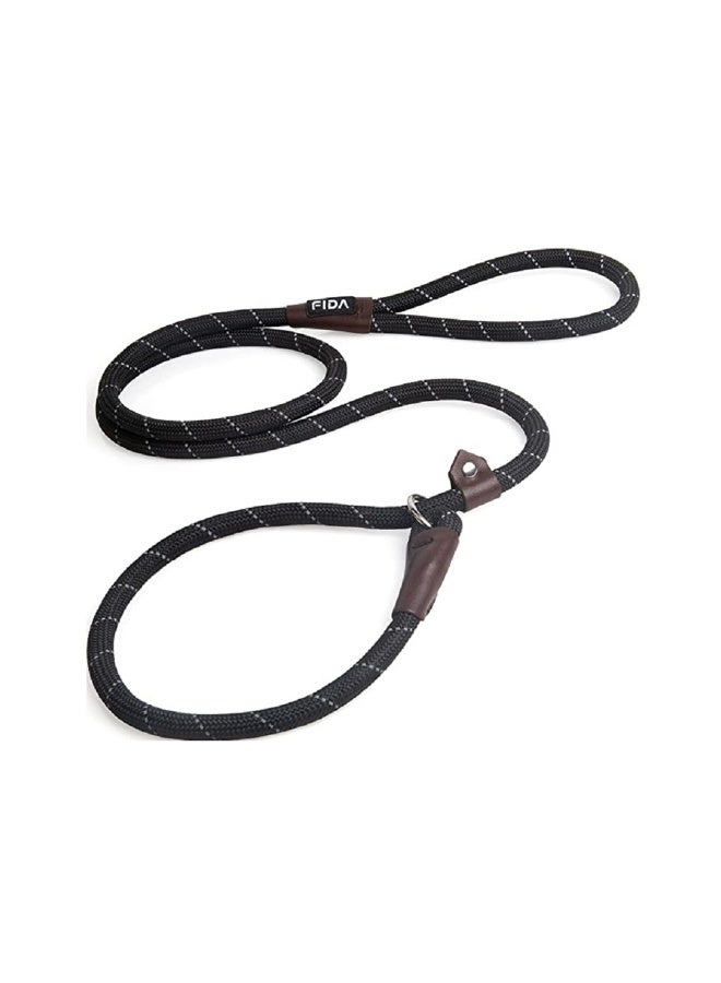Fida Durable Slip Lead Dog Training Leash - Black