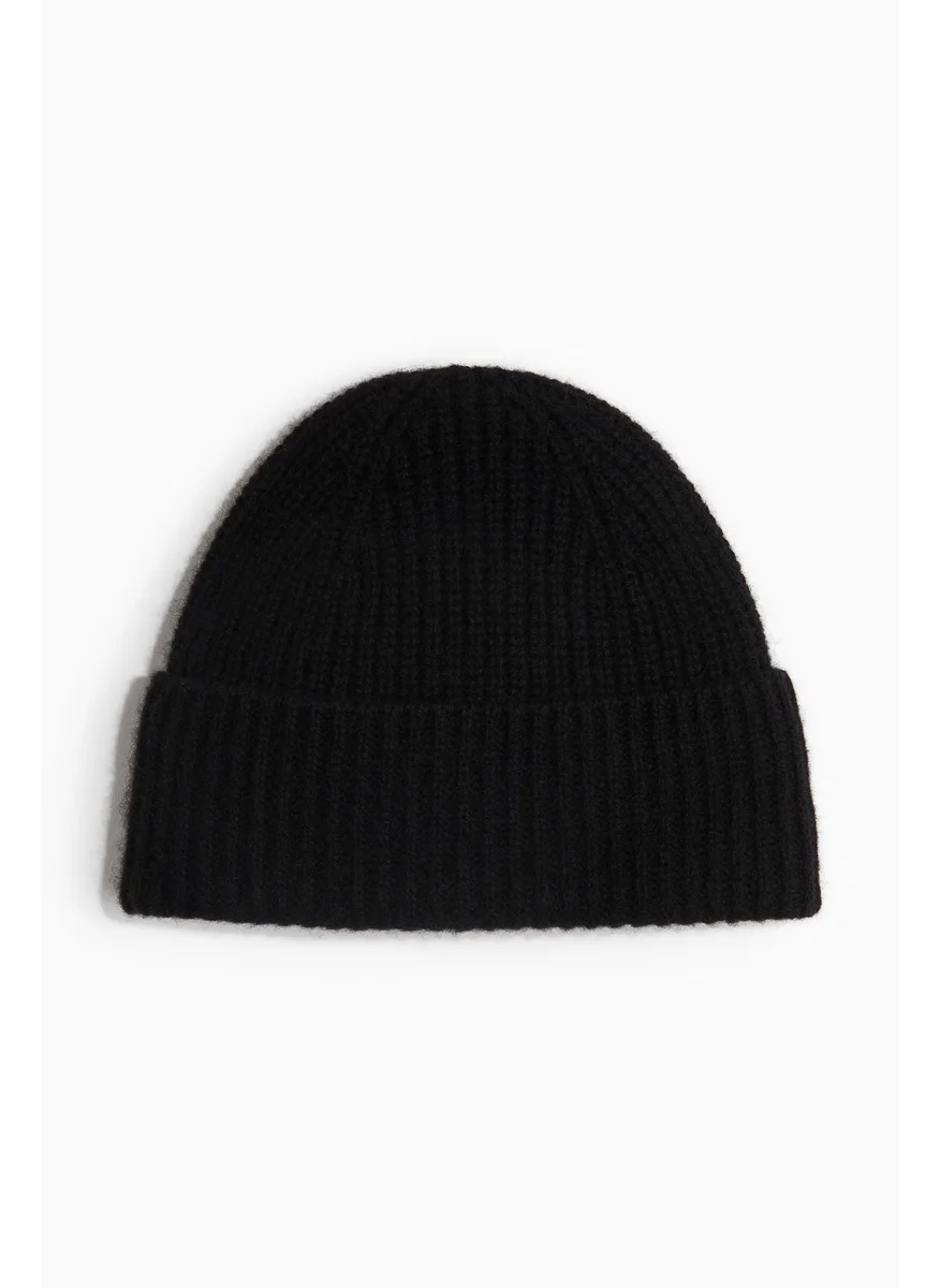 اتش اند ام Rib-Knit Cashmere Hat