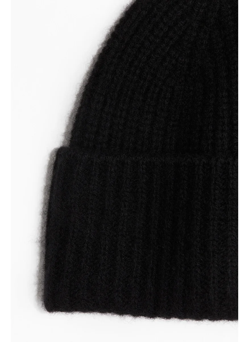 اتش اند ام Rib-Knit Cashmere Hat