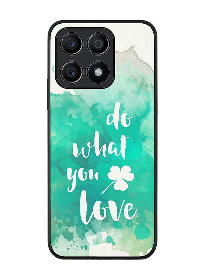 Stylizedd Rugged Black edge case for Honor X8A 4G Slim fit Soft Case Flexible Rubber Edges Anti Drop TPU Gel Thin Cover - Do what you love - Image 1