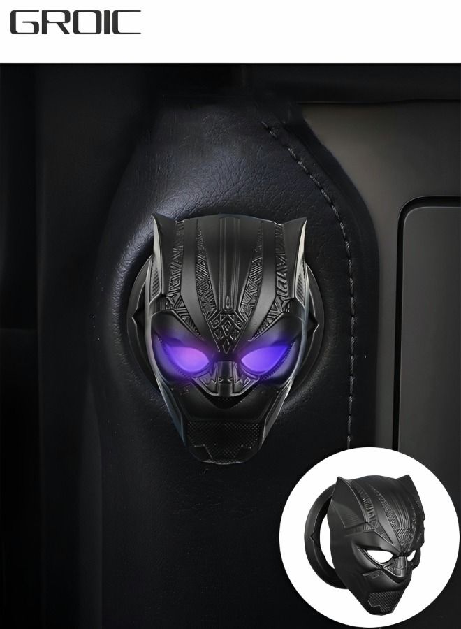 GROIC Car Start Stop Button Cover Skull Ignition Protective Cover Push Start Button Cover Anti-Scratch Car Engine Decoration Ring Car Interior Accessory - Image 1