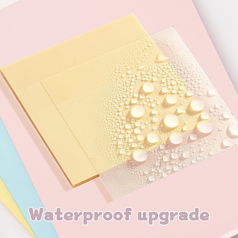 Yuedo Size Morandi Series Transparent Sticky Notes Ins Strong Sticky Cute Student Notes Spot - Image 5
