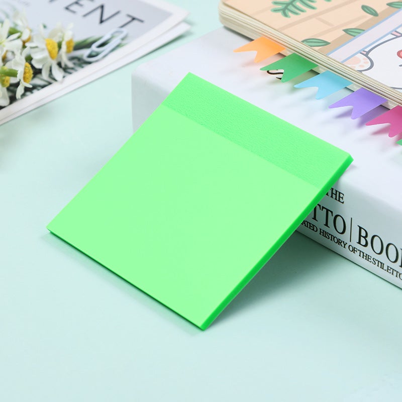 Yuedo Size Morandi Series Transparent Sticky Notes Ins Strong Sticky Cute Student Notes Spot - Image 1