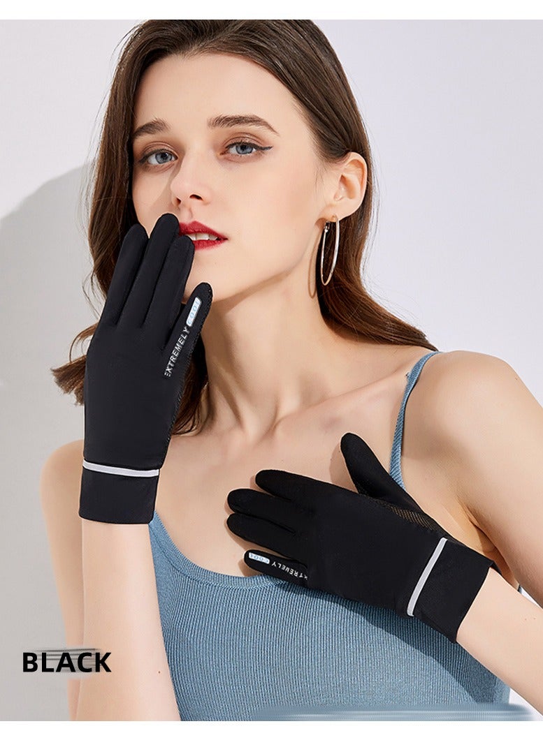 RTYY Women's Gloves Driving Gloves Non-slip Sun Protection Summer UV Protection Gloves - Image 4