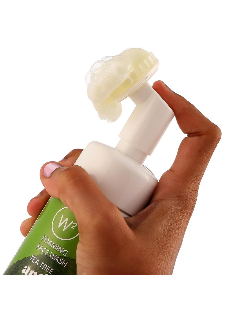 W2 W2 Why Wait Tea Tree Foaming Face Wash Effective deep pore cleansing Removes dirt excess oil Improves Texture 150 ml  - Image 5