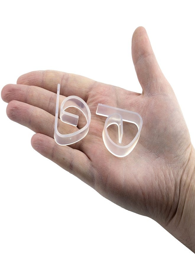IFAMIO 24 Pack Plastic Tablecloth Clips Clear Picnic Table Cloth Clips Transparent Table Cover Holder Clamps Ideal for Outdoor Tables Restaurants Weddings Marquees Banquets Graduation Parties (e Shape) - Image 4