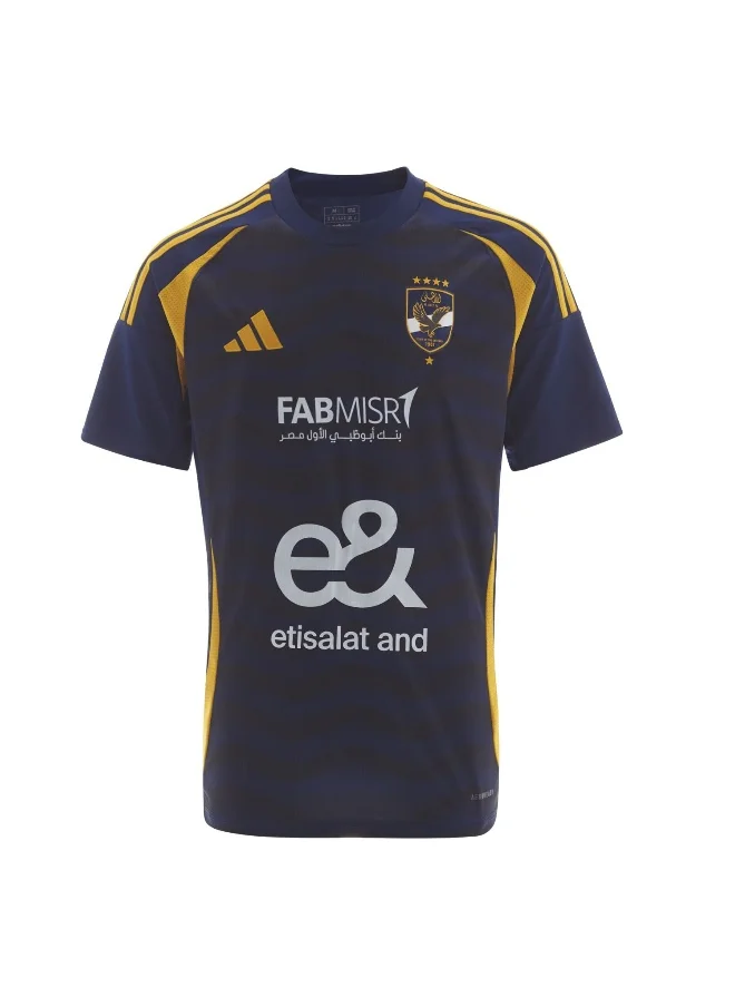Adidas Adidas Al Ahly Away Jersey Men Blue Football Jerseys For Men Xs