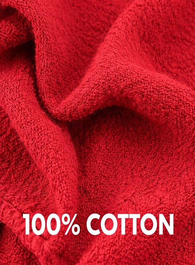 Tribello LIBMAN 100% Cotton Shop Towels - Reusable Cleaning Shop Rags - 13''x17'' (12 Pack Extra Absorbent, Durable, Heavy Duty Utility Cloth Towels for Industrial, Garage, Auto, Tools, Home - Image 5