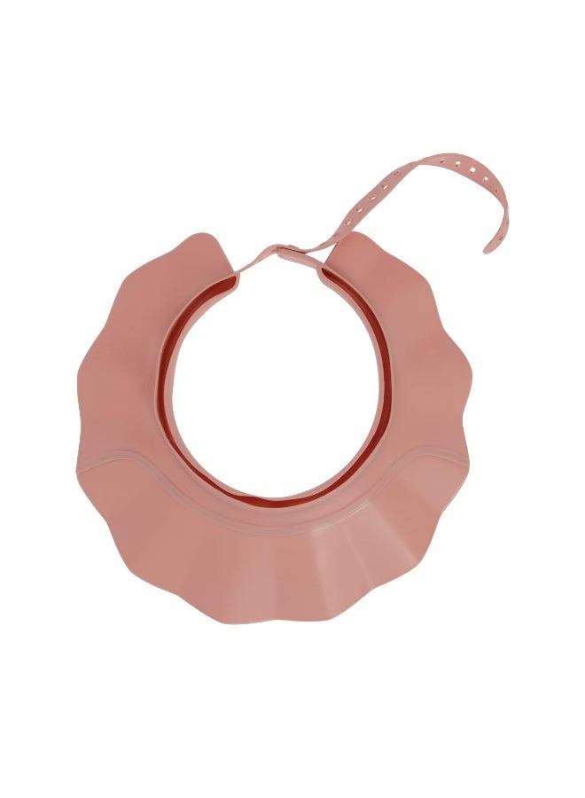 Peachjoy Baby Shower Cap Adjustable Baby Hair Washing Guard Shampoo Hat Bath Shield Visor Hat Eyes and Ears Head Protection Waterproof Soft Silicone Shower Cap for Kids Toddler Pink - Image 5