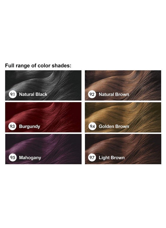 COLOR MATE No Ammonia Hair Color, 150G (9.1 Natural Black)  - Image 4