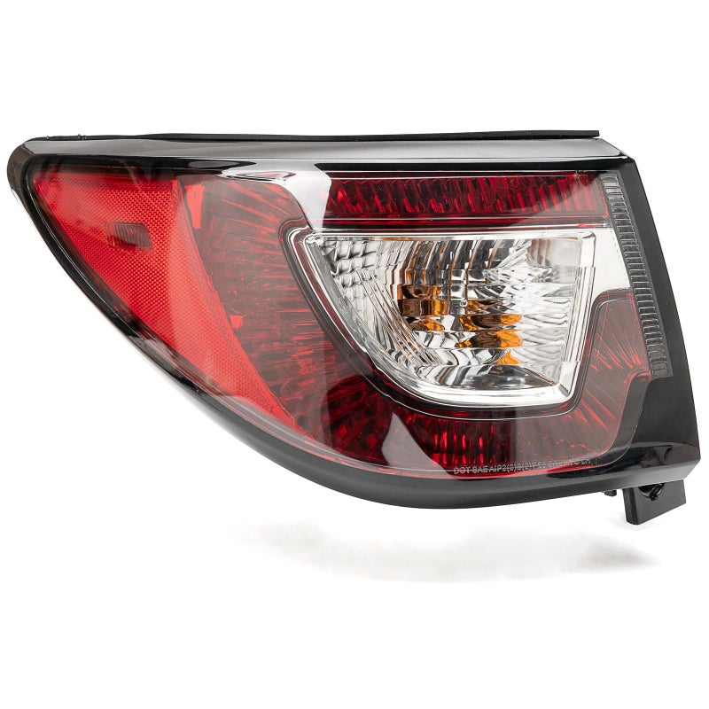 MiKaFex Tail Light Assembly Compatible With 20132017 Chevy Traverse Left Driver Side Rear Brake Lamps Rear Brake Lamps With Bulb Inside and wiring harness Replace 84266019 23301756 GM2804112