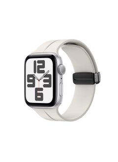 Generic Soft Silicone Sport Watch Band with Magnetic Buckle Fits Apple Watch Ultra 2/Ultra Series 9/8/SE 2nd Gen/7/SE/6/5/4/3/2/1 Compatible with 42/44/45/49mm Case Sizes Also Compatible with Series 10 with 46mm Case Size  - Image 2
