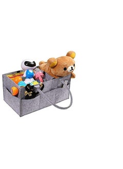 BLOOMING TIME Baby Diaper Caddy Organizer Portable Large Diaper Caddy Tote Car Travel Bag  - Image 2