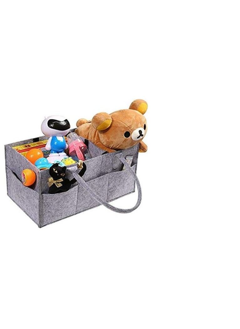 BLOOMING TIME Baby Diaper Caddy Organizer Portable Large Diaper Caddy Tote Car Travel Bag  - Image 2