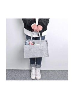 BLOOMING TIME Baby Diaper Caddy Organizer Portable Large Diaper Caddy Tote Car Travel Bag  - Image 3