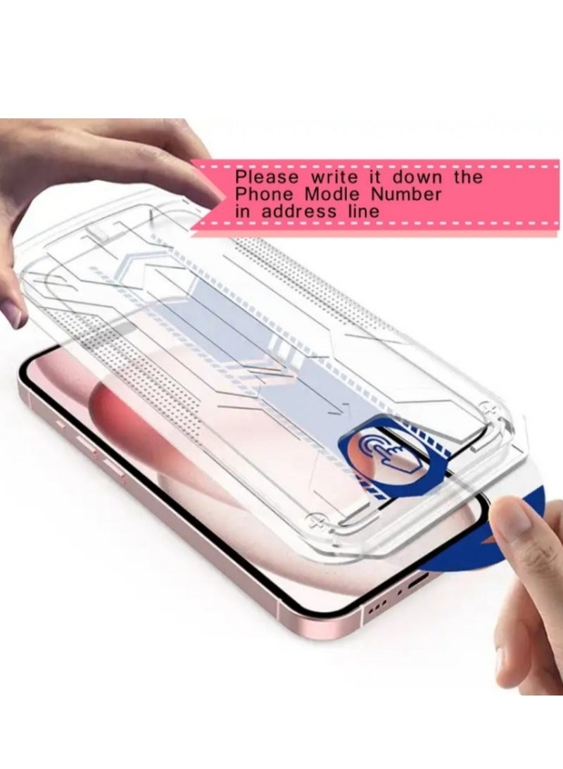 OASIS-TH iPhone 15 Pro Screen Protector 6.1" HD Clear Scratch Resistant Anti-Fingerprint  Bubble Free  9H Tempered Glass Film  - Image 2