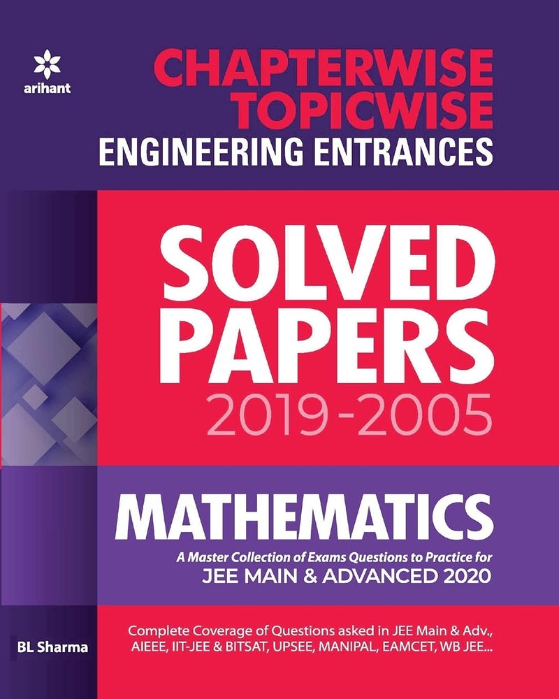 Chapterwise Topicwise Solved Papers Mathematics for Engineering Entrances 2020  - Image 1