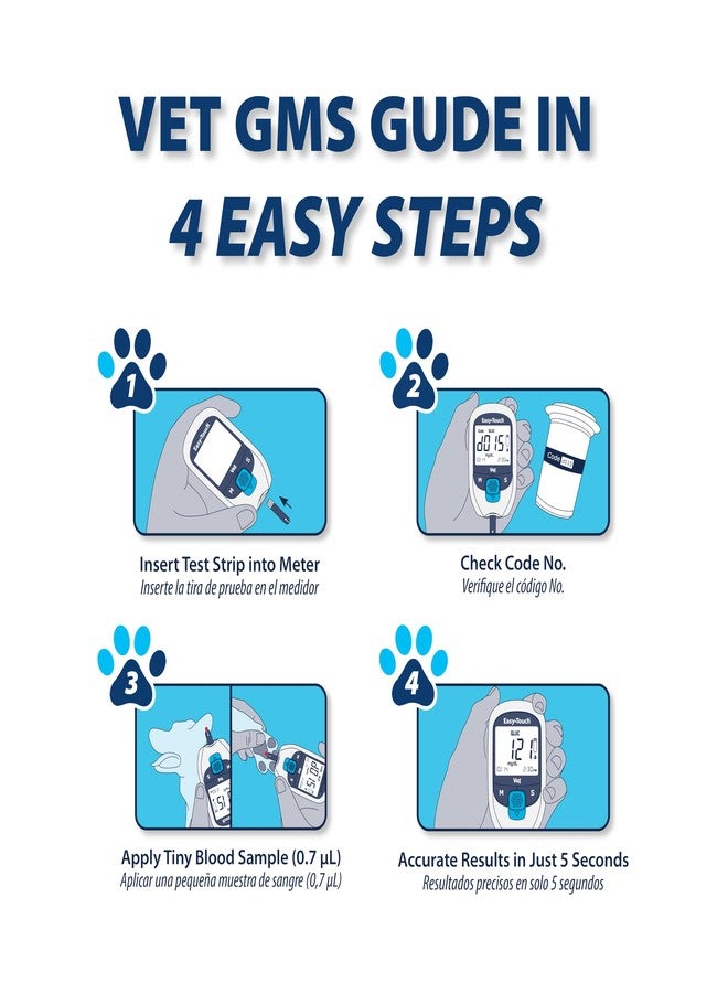 Easy Touch Pet Glucose Test Strips for Dogs & Cats (50 Count) - Image 5