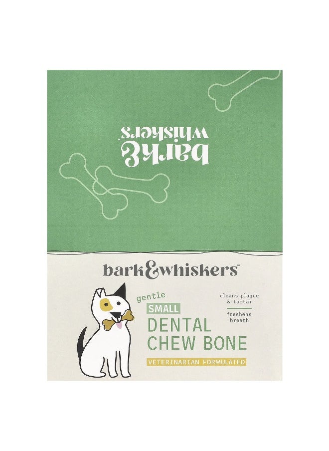 Dr. Mercola Dr. Mercola, Bark & Whiskers™, Gentle Dental Chew Bone, For Dogs, Small, 12 Bones, 0.7 oz (20 g) Each  - Image 1